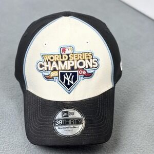 New York Yankees Hat Cap Stretch Fit One Size MLB Baseball World Series New Era